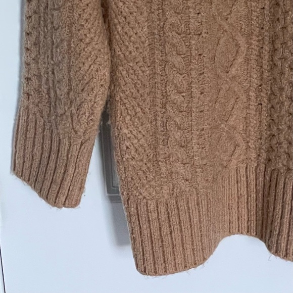 J. Crew relaxed stretch merino cable-knit sweater boyfriend fit 47588 - Picture 12 of 16